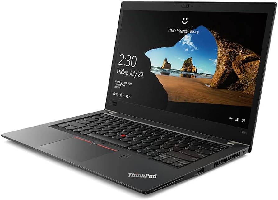 Lenovo ThinkPad T480s Core i5 8th Gen, 8GB RAM, 256GB SSD, 14″ FHD Touch Like A New Laptop Screen LED