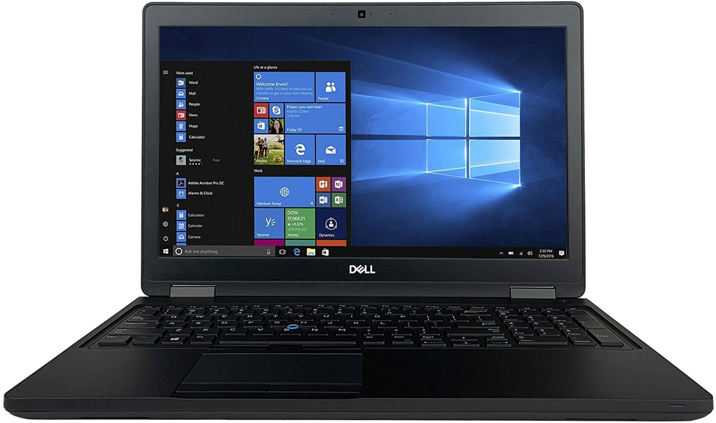 Dell Latitude 5580 Workstation Laptop Intel Core i5 7th Gen 8GB RAM, 256GB SSD 15.6" Display with Webcam Windows 10 Pro Like A New Laptop