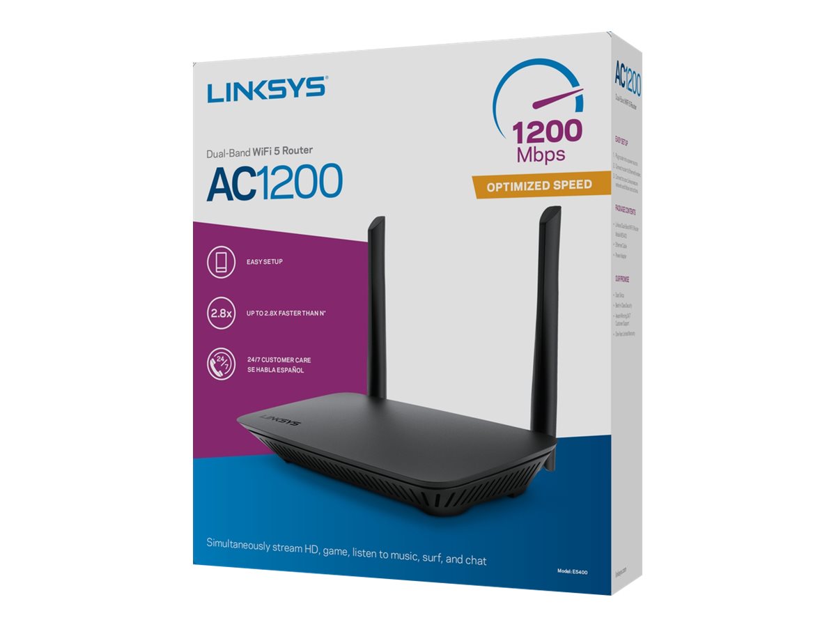 LINKSYS WiFi 5 ROUTER DUAL-BAND AC1200 (E5400) - KUN TRADERS