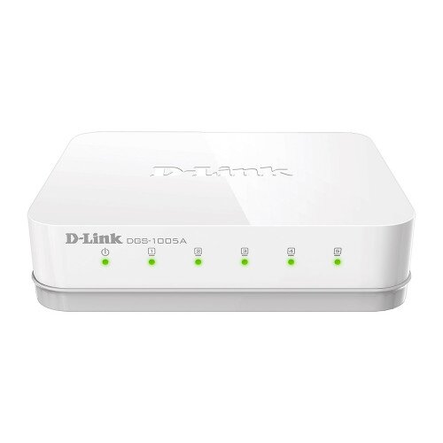 D-LINK DGS-1005A 5-PORT GIGABIT ETHERNET SWITCH - UNMANAGED, PLUG & PLAY- KUN TRADER