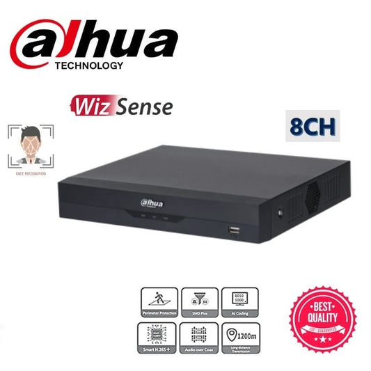DAHUA 8 CHANNEL XVR-5108HS-I3 UPTO 6MP SUPPORTED - HUMAN FACE RECOGNITION- KUN TRADERS