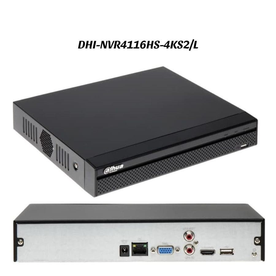 DAHUA 16 CHANNEL NVR 4116HS-4KS2/LMETAL BODY - SUPPORTED UPTO 8MP - KUN TRADERS