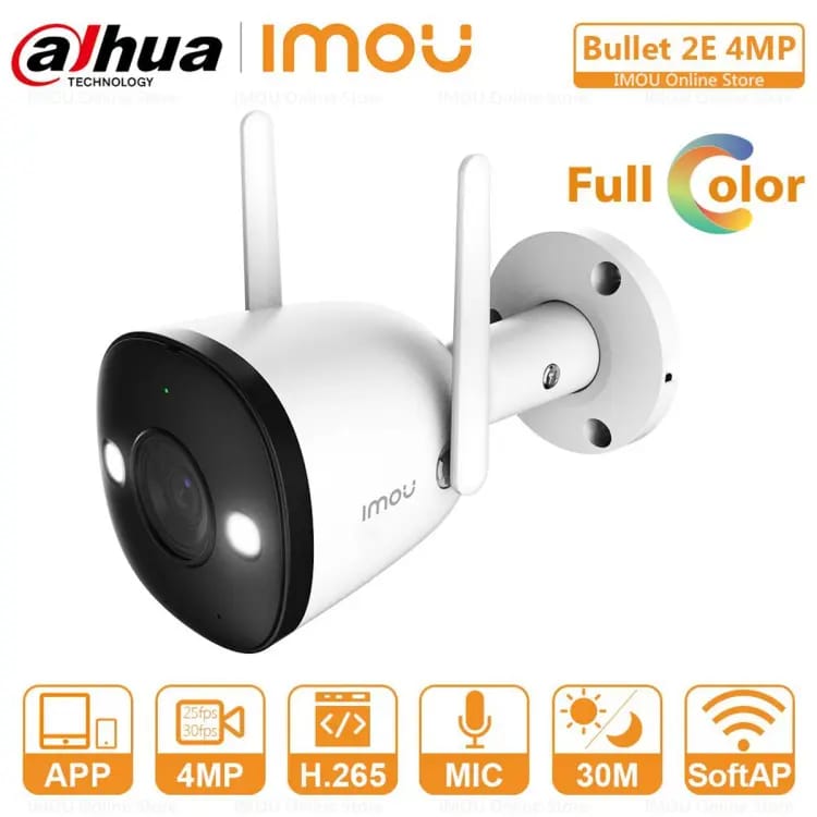 DAHUA IMOU BULLET CAMERA | 4MP WIFI COLOR CAMERA | KUN TRADERS