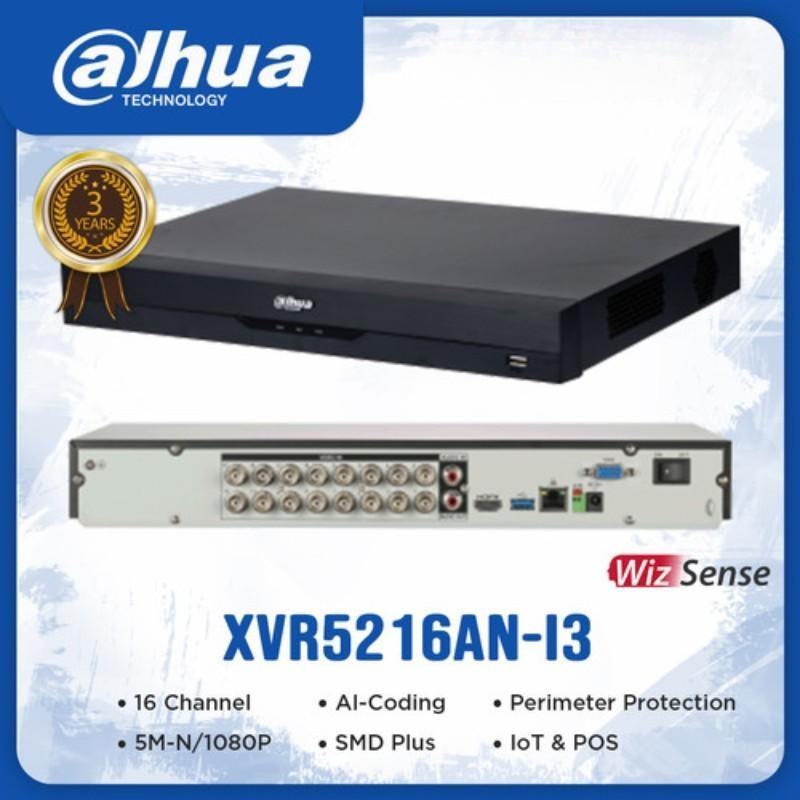 DAHUA 16 CHANNEL UPTO 8MP SUPPORTED XVR-5216AN-I3 - FACE DETECTION & DUAL HARD FEARUTR- KUN TRADERS )