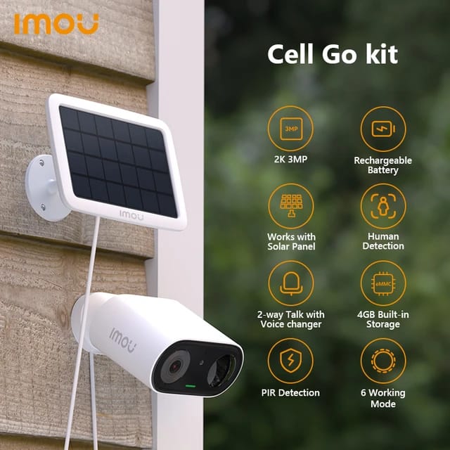 IMOU CAMERA FSP12 - SOLAR PANEL FOR CELL GO - KUN TRADERS