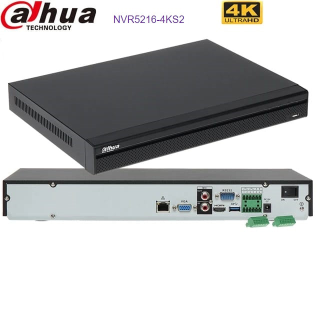 DAHUA 16 CHANNEL DHI-NVR5216-4KS2 - KUN TRADERS