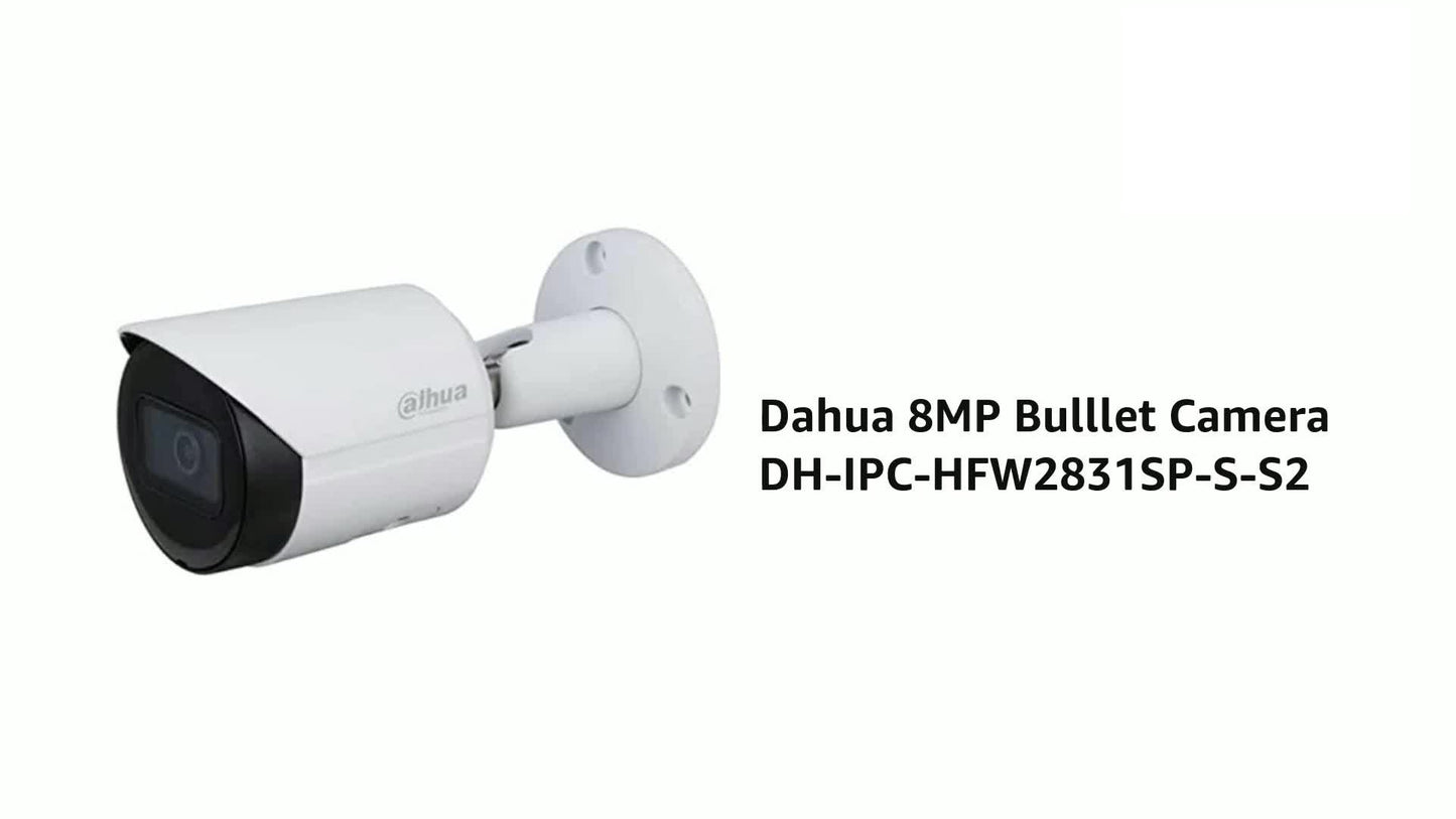 Dahua DH-IPC-HFW 2831SP-SS2 - 8MP IP Bullet Camera - KUN TRADERS