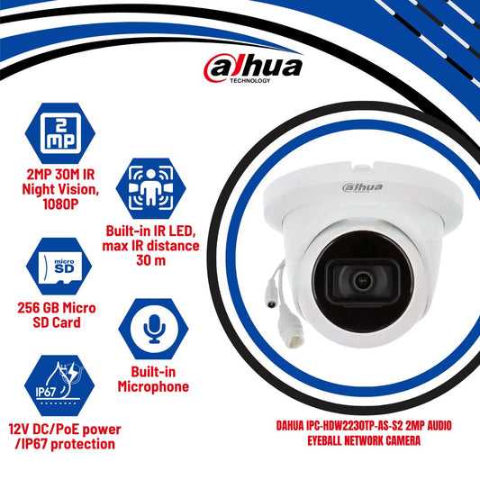 Dahua IPC-HDW2230TP-AS-S2 - KUN TRADERS