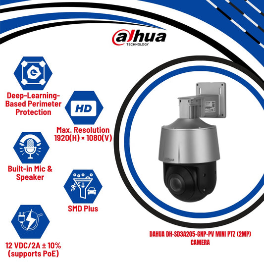 Dahua DH-SD3A205-GNP-PV MINI PTZ (2MP)